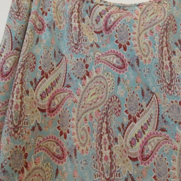 Sundance Vintage Full Silk Skirt, Size 16 - Picture 2 of 6